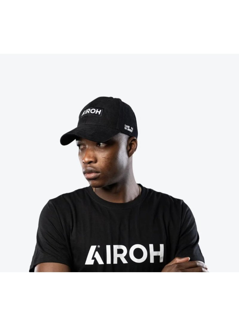 Airoh Baseball Cap Black/Yellow - Image 2